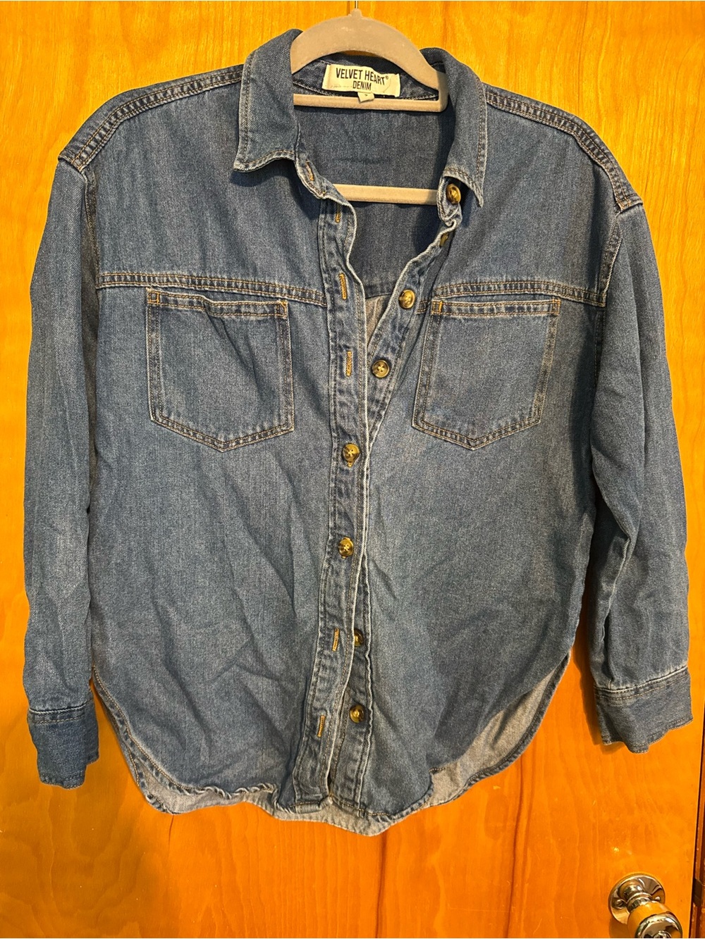 Denim top